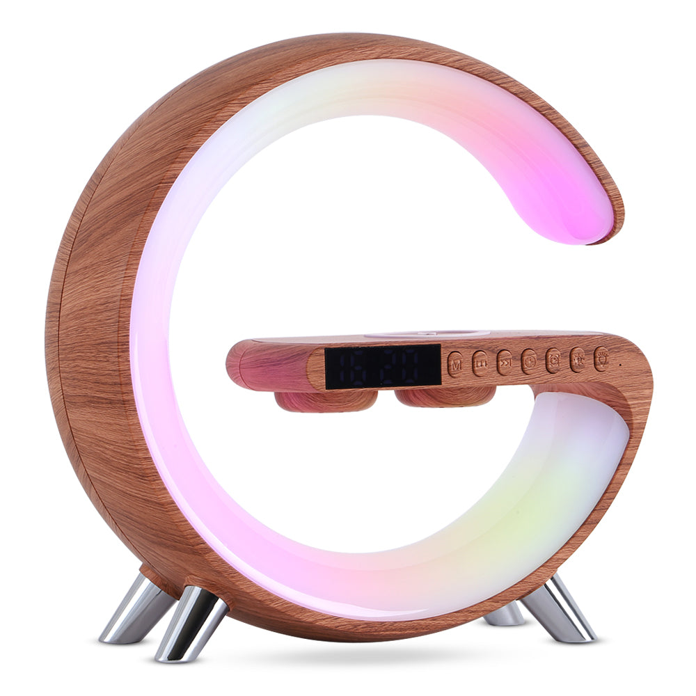 G Shaped LED Lamp with Bluetooth Speaker and Charger