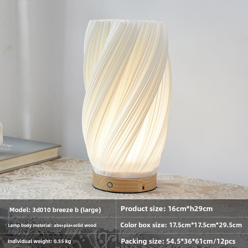 Rechargeable Bamboo Desk Lamp