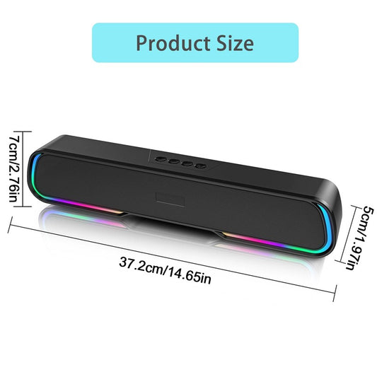 TV Sound Bar Home Theater Subwoofer Soundbar With Bluetooth Wireless