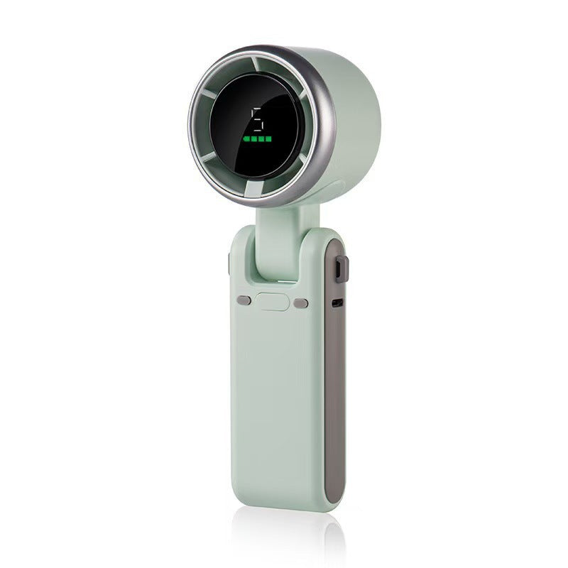 Portable USB Neck Fan with Digital Display