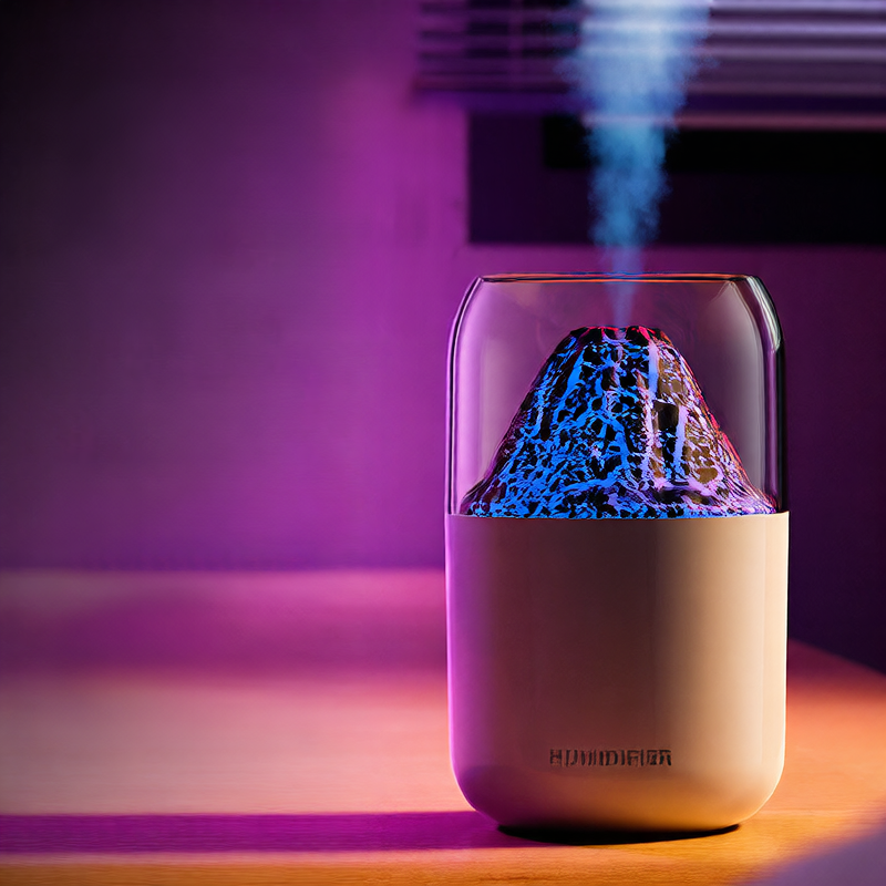 Mini USB Humidifier with Colorful Atmosphere Light