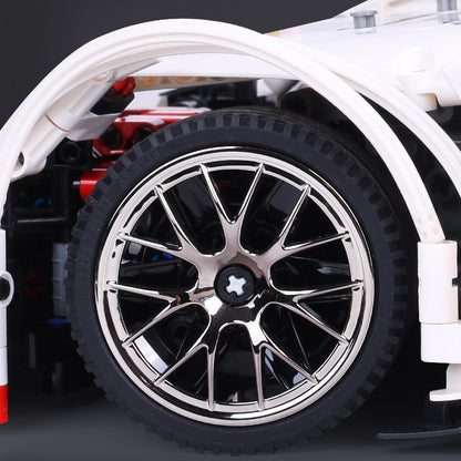RC drift car building block model assembled