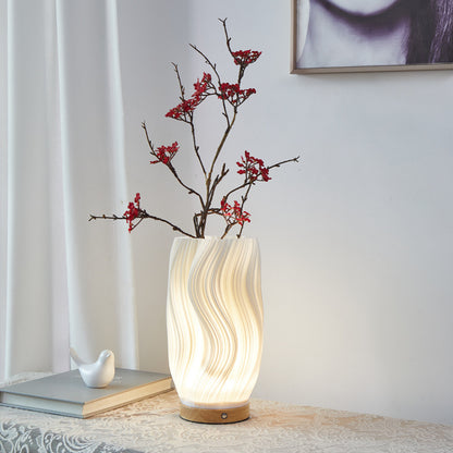 Rechargeable Bamboo Desk Lamp