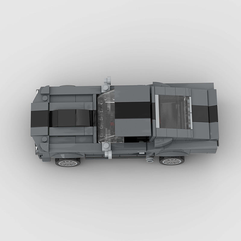 Shelby GT500 Small Particle Building Blocks Moc Racing Car Super Sports Car