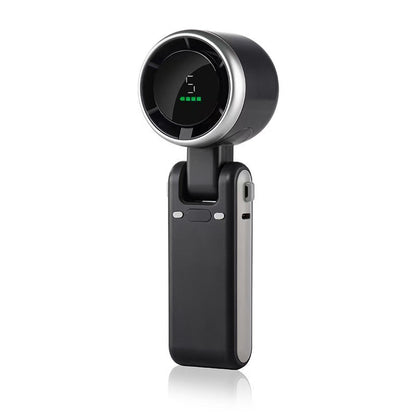 Portable USB Neck Fan with Digital Display