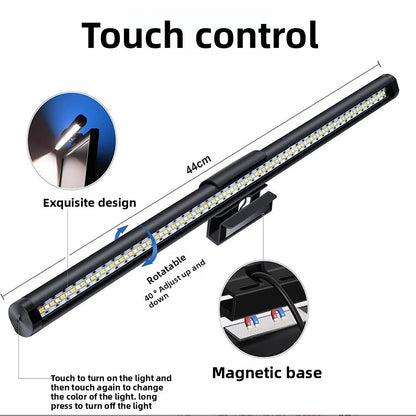 USB Powered Computer Screen Hanging Lamp with Stepless Dimming