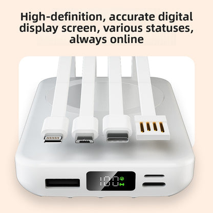 Mobile power magnetic wireless charging