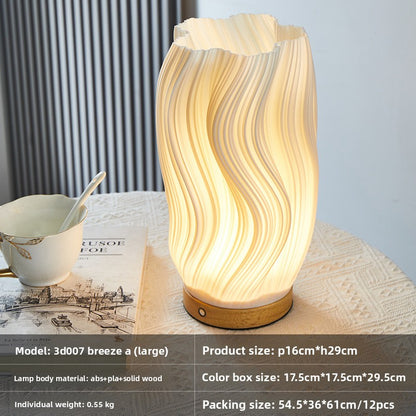 Rechargeable Bamboo Desk Lamp