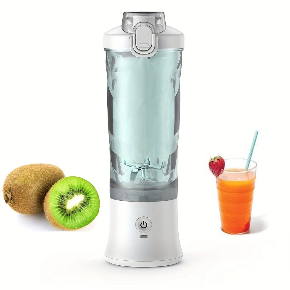 Portable 600ML Electric Blender USB Rechargeable Smoothie & Fruit Juicer Mixer 4000mAh