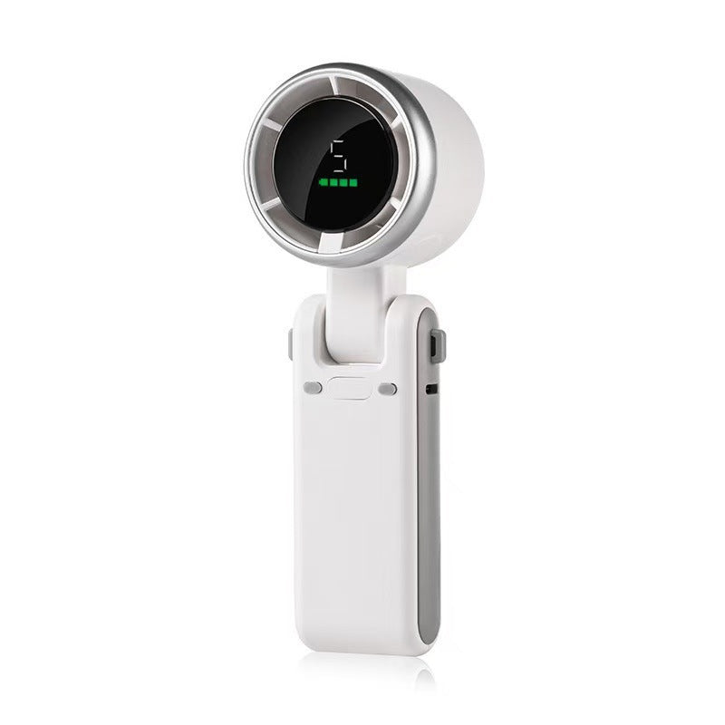 Portable USB Neck Fan with Digital Display