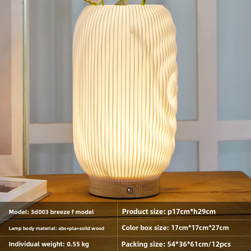 Rechargeable Bamboo Desk Lamp