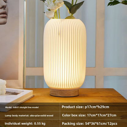 Rechargeable Bamboo Desk Lamp
