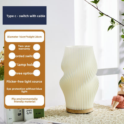 Rechargeable Bamboo Desk Lamp