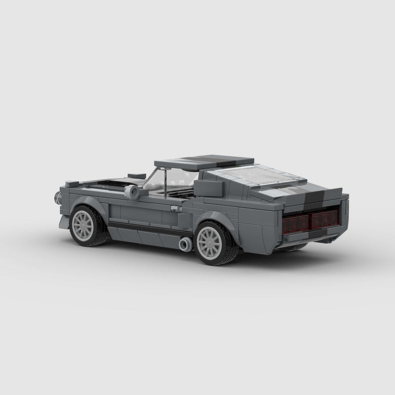 Shelby GT500 Small Particle Building Blocks Moc Racing Car Super Sports Car